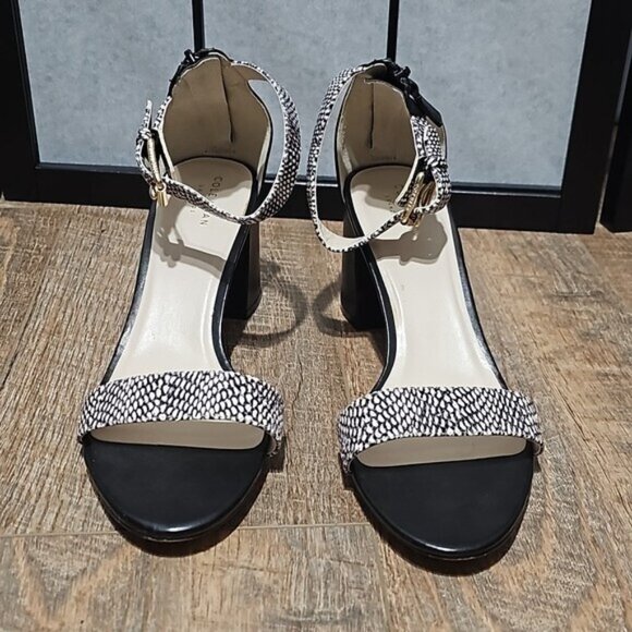 Cole Haan Shoes - Cole Haan Zippered Strappy Heels Size 10